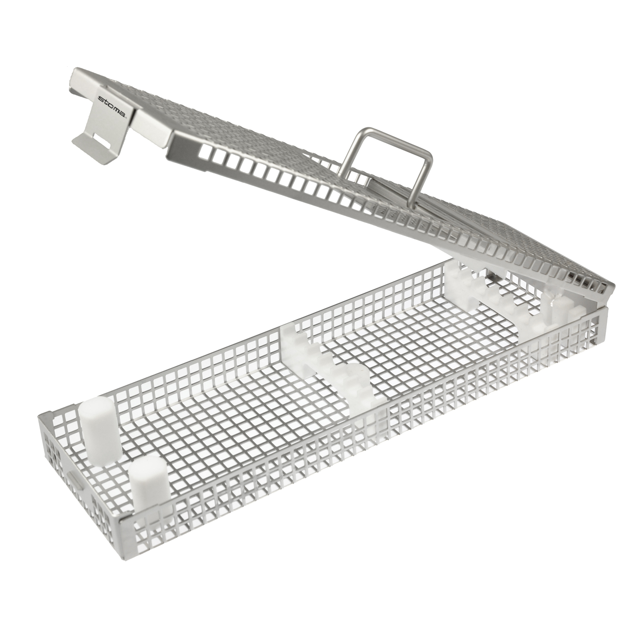 p.i.c.-tray, 271 x 86 x 34 mm, avec barres pour 7 instruments