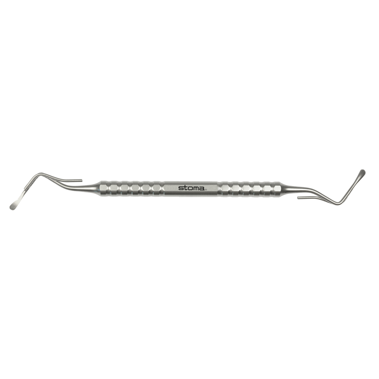 Curette à os, Elaskary, 3 mm, avec raccord de rinçage, double