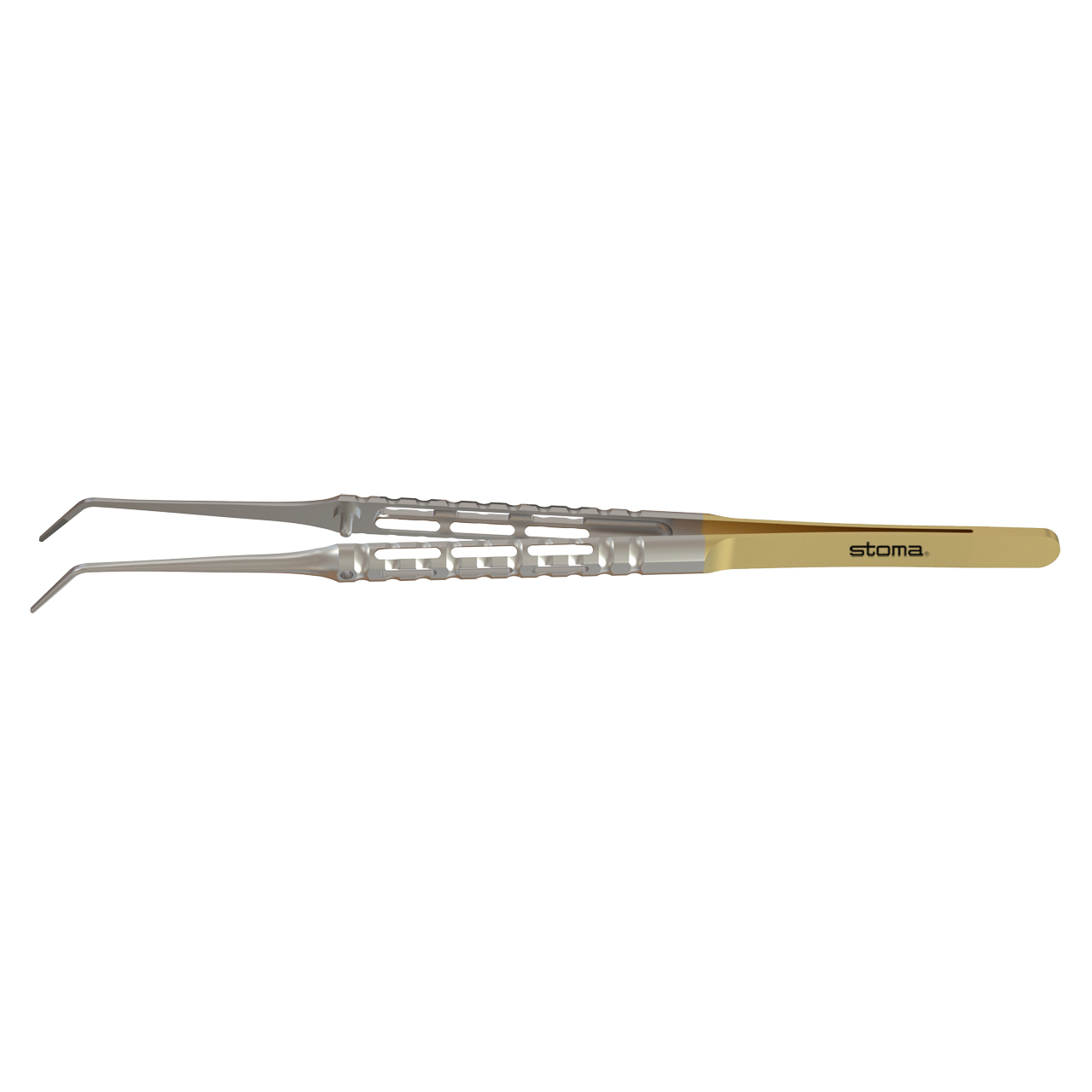 Pince, TC, anatomique, 0,8 mm, courbé, avec profile, 17,5 cm, hy-light®