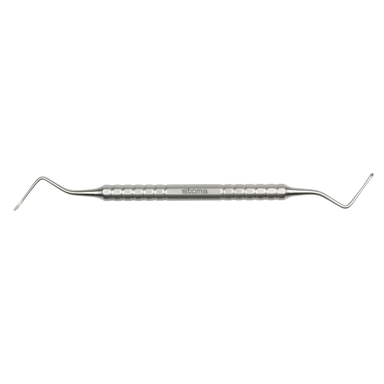 Curette à os, Lucas, dentée. double