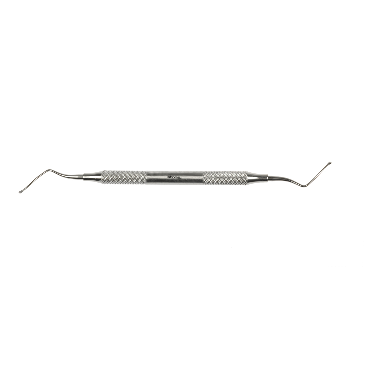 Curette à os, Lucas, manche rond, double