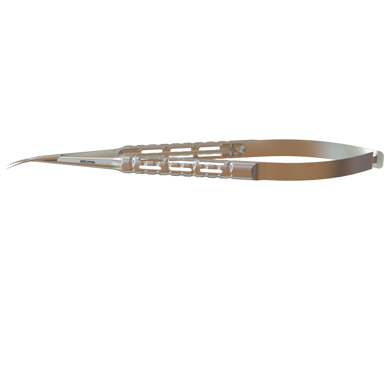 Micro-ciseaux, Gomel, dentés, courbés, 16 cm, hy-light®