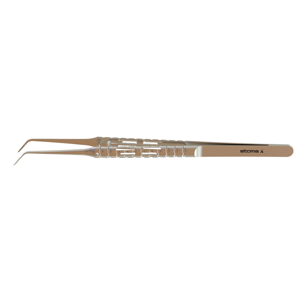Pince, Cooley, atraumatique, 0,6 mm, courbée, 17 cm, hy-light®