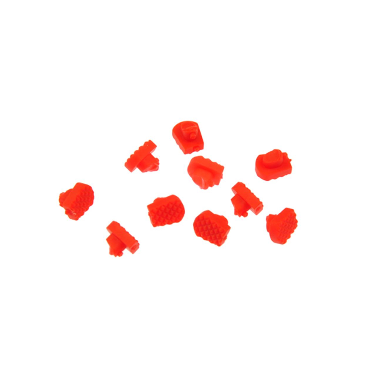 Embouts plastiques, rouges, 20 paires