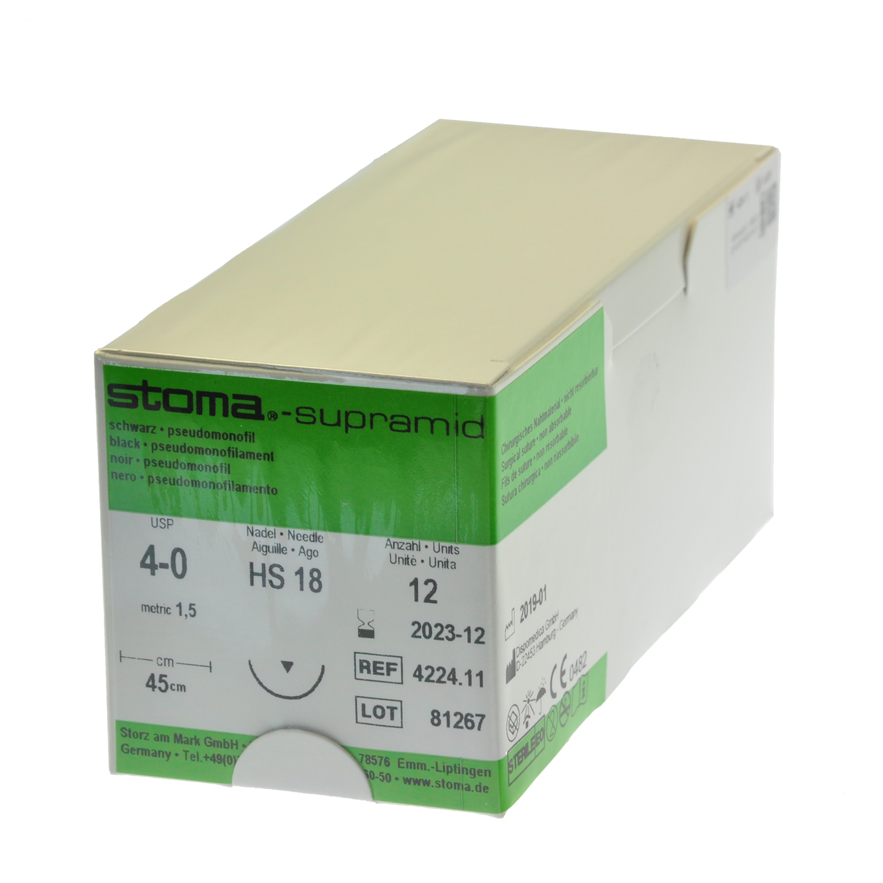 Supramid HS 18, 45 cm, 1 douzaine