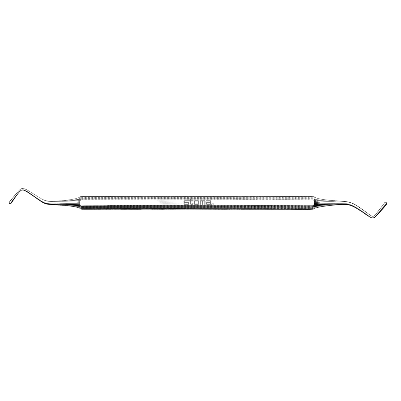 Fouloir conique bout arrondi, B0,8 mm-B1 mm, contre angulé