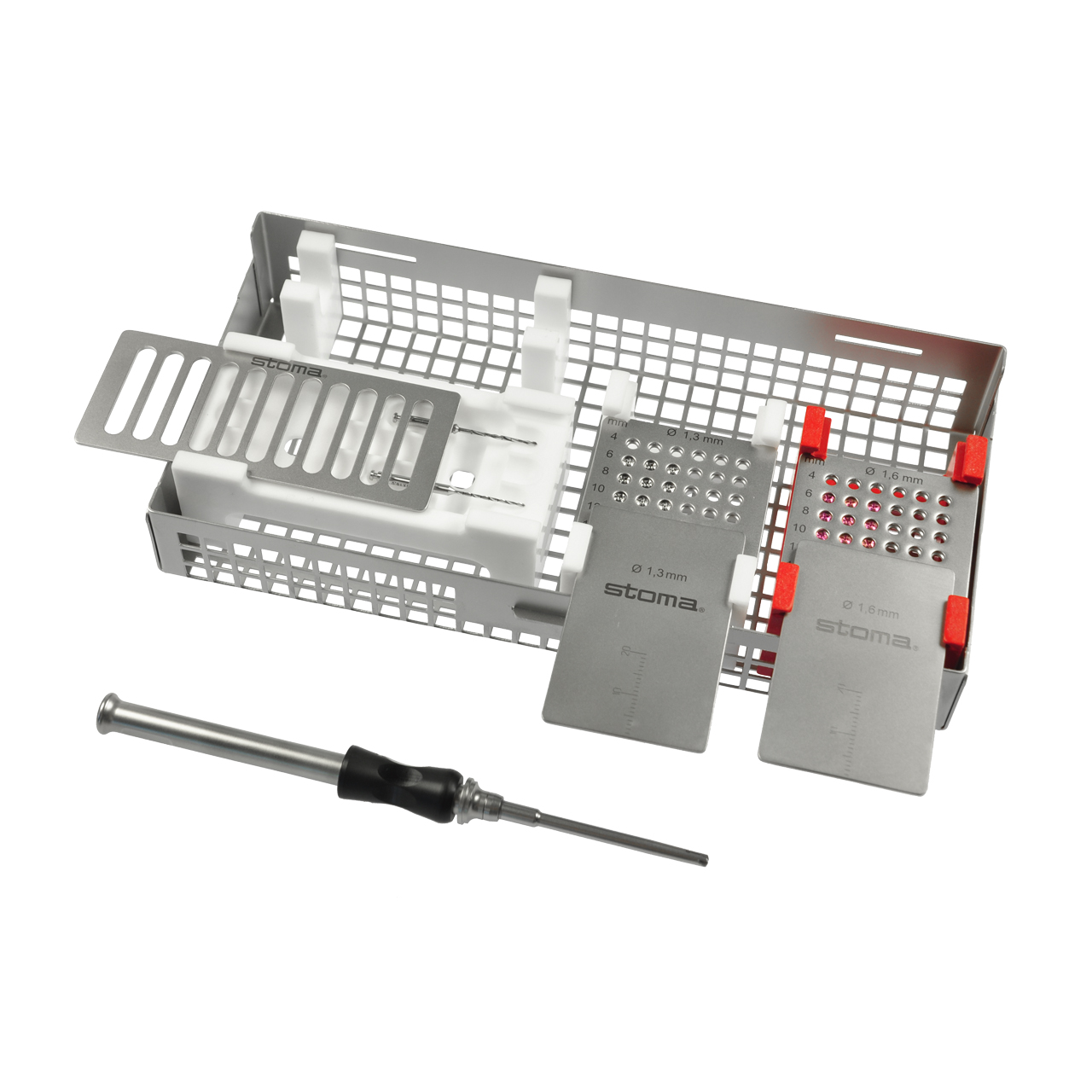 Set de base d'ostéosynthèse 1,3 mm - 1,6 mm