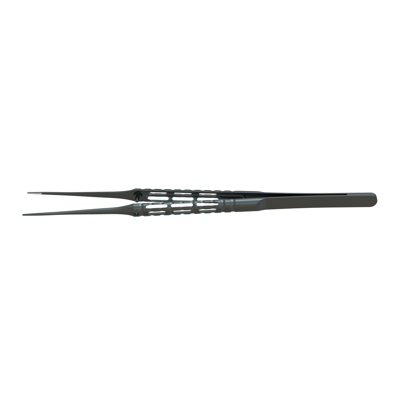 Pince, diamanté, anatomique, 0,8 mm, droite, 17,5 cm, hy-light® dark line