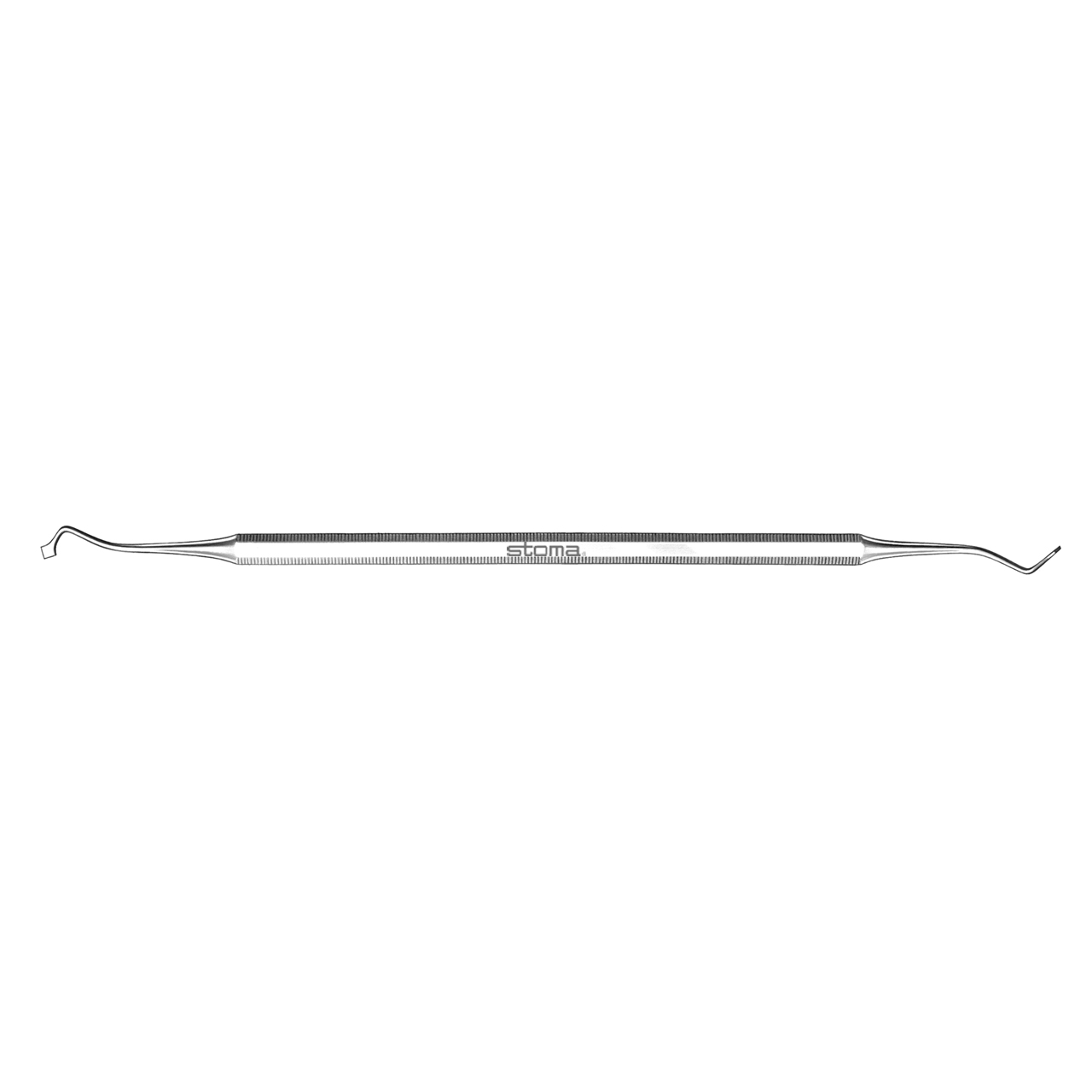 Instrument à sculpter, Frahm, 2,5 mm / 2,5 mm, fin, côté plat courbé, double