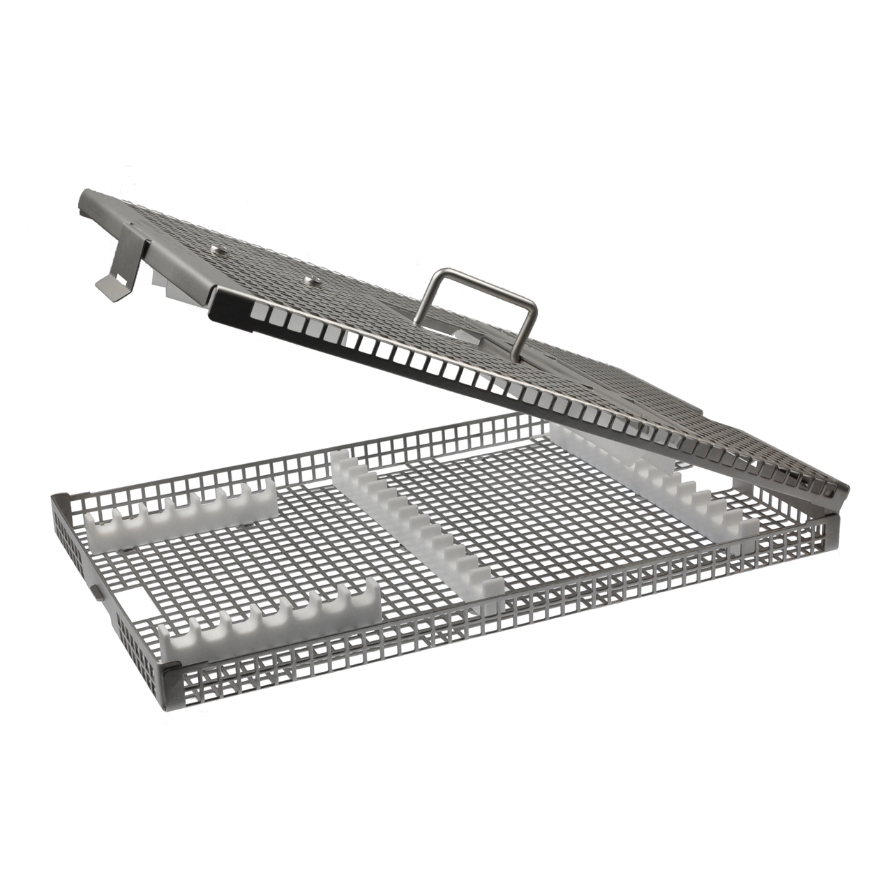 p.i.c.®-tray avec 4 barres et couvercle, 21 instruments, L271 x P175 x H28 mm