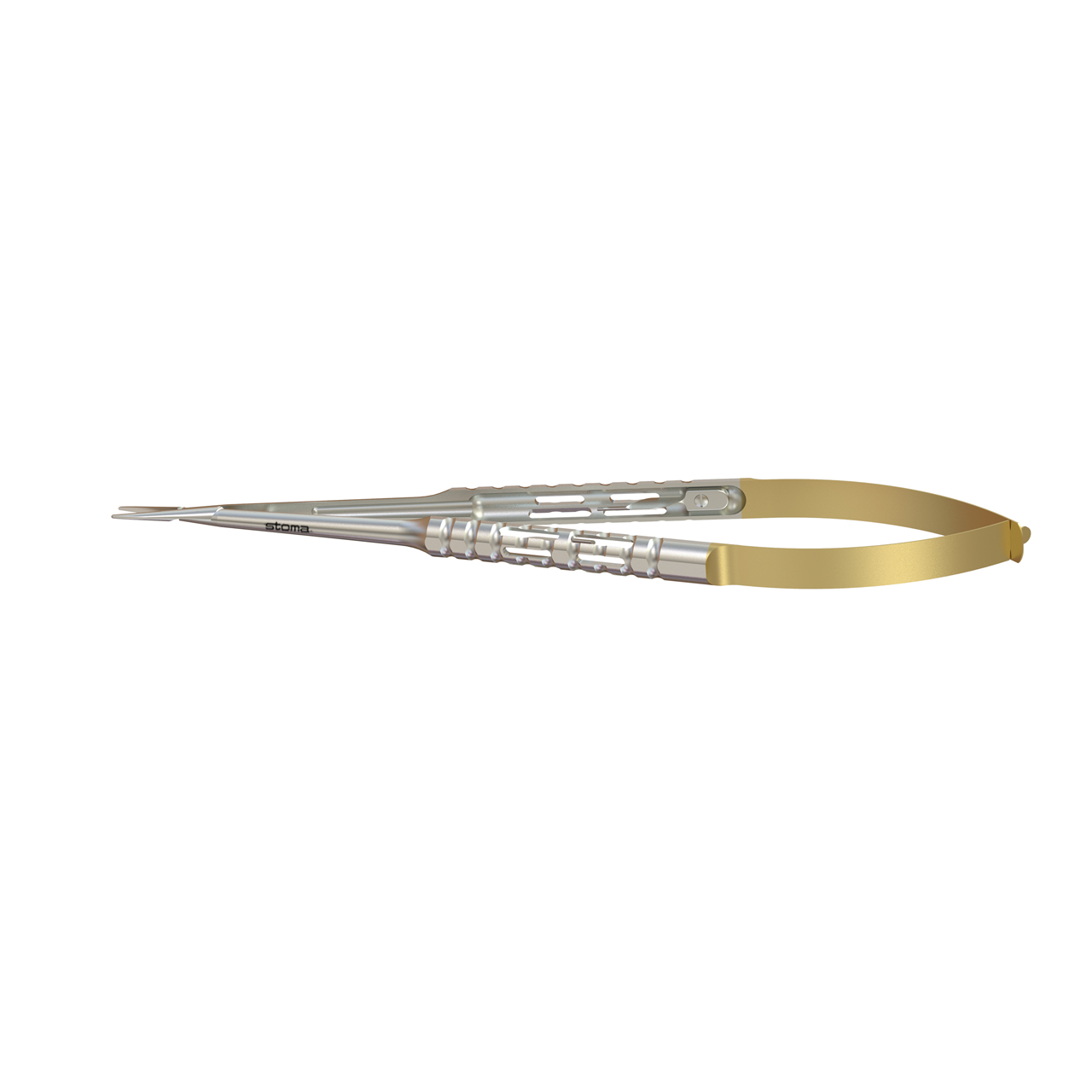 Micro-porte-aiguille, Zucchelli, TC, ultra fin, 0,5 mm, droit, lisse, 18 cm, hy-light®