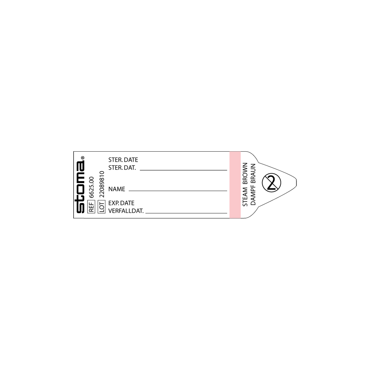 Cartes de protocole avec indicateur pour conteneur, 100 pièces