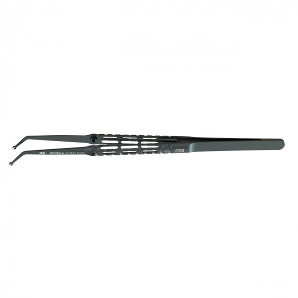 Tissue grasping &amp; sutural forceps, Sculean, Ø 1,3 mm, 17 cm, hy-light® dark line