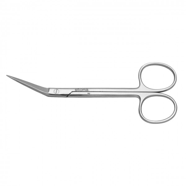 Scissors, Wagner, angled, 12 cm