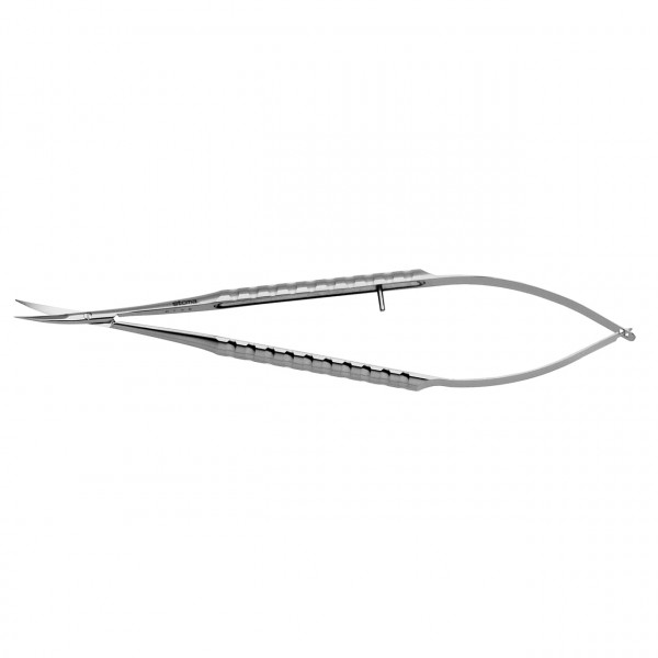 Micro scissors, Zucchelli, curved, superfine, 16 cm