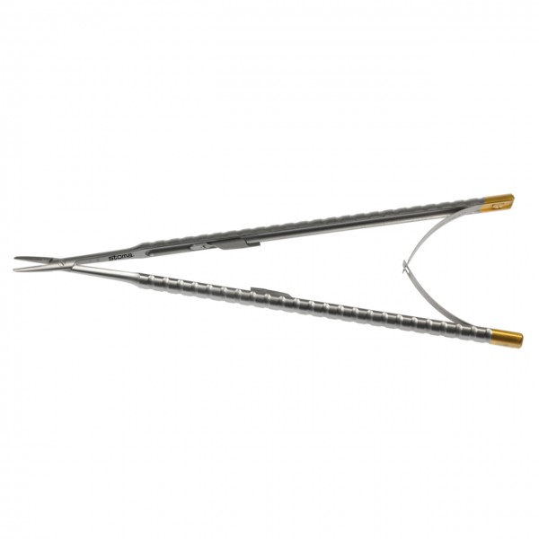 Micro needle holder, Castroviejo, TC