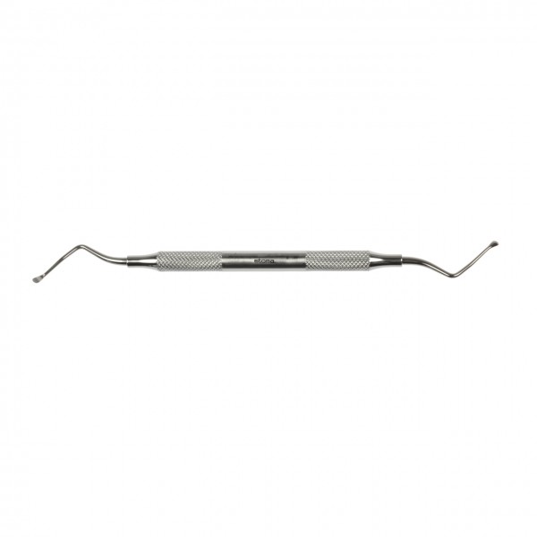 Bone curette, Lucas, round handle, DE