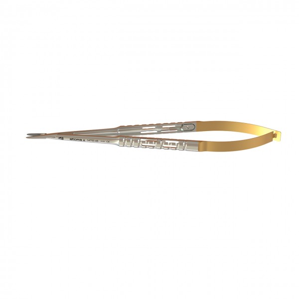 Micro-Porte-aiguille, Barraquer, TC, 0,8 mm, droit, 18 cm, hy-light®